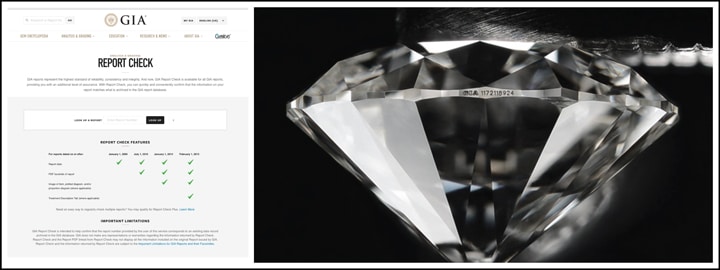 Read a GIA Certificate Check Cape Town Diamond Museum